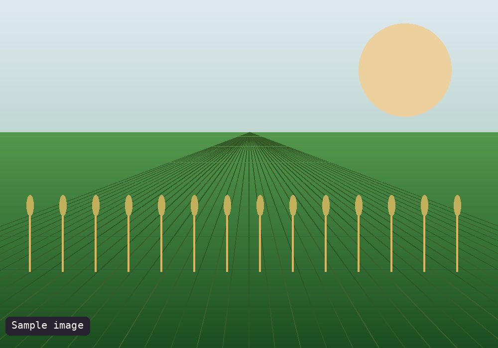 Reaper binder during harvest